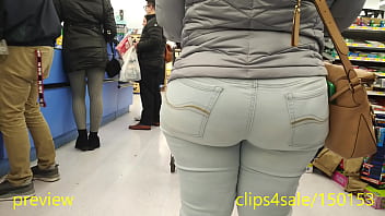 Candid Ass Booty Butt in Jeans 1